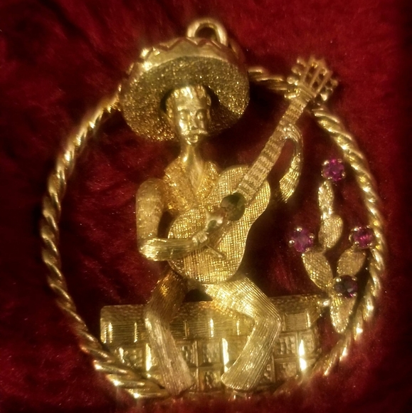 Rare Vintage Rudi Cherny Australian CowBoy pendant - Picture 3 of 16